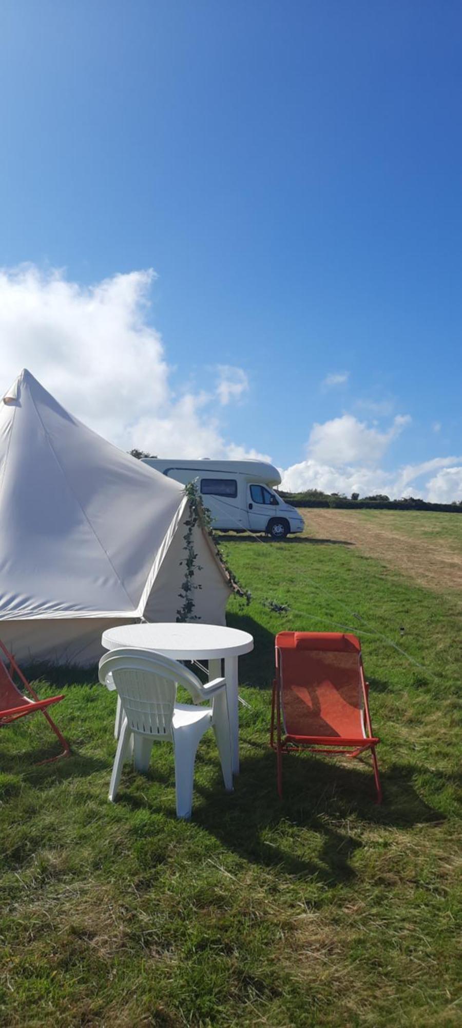 Summit Camping Kit Hill Cornwall Panoramic Views Grass Pitch From 15Pn Or Bella Bell Tent 75Pn Callington Exterior foto